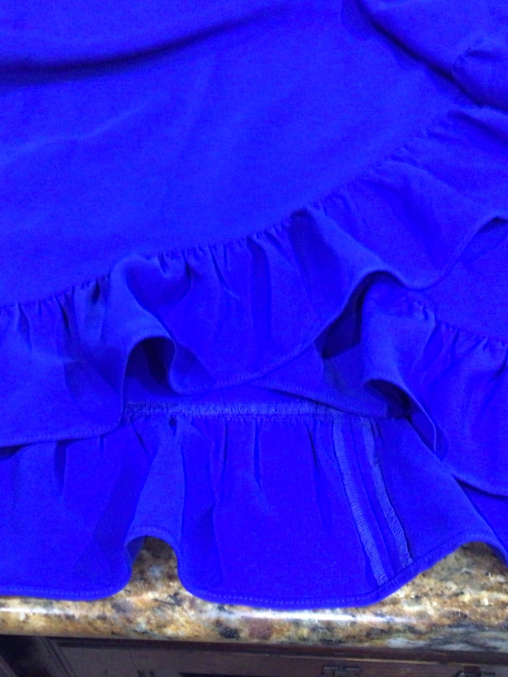 Express Royal blue wraparound skirt size XL/TG. Excellent shape. - Picture 9 of 9